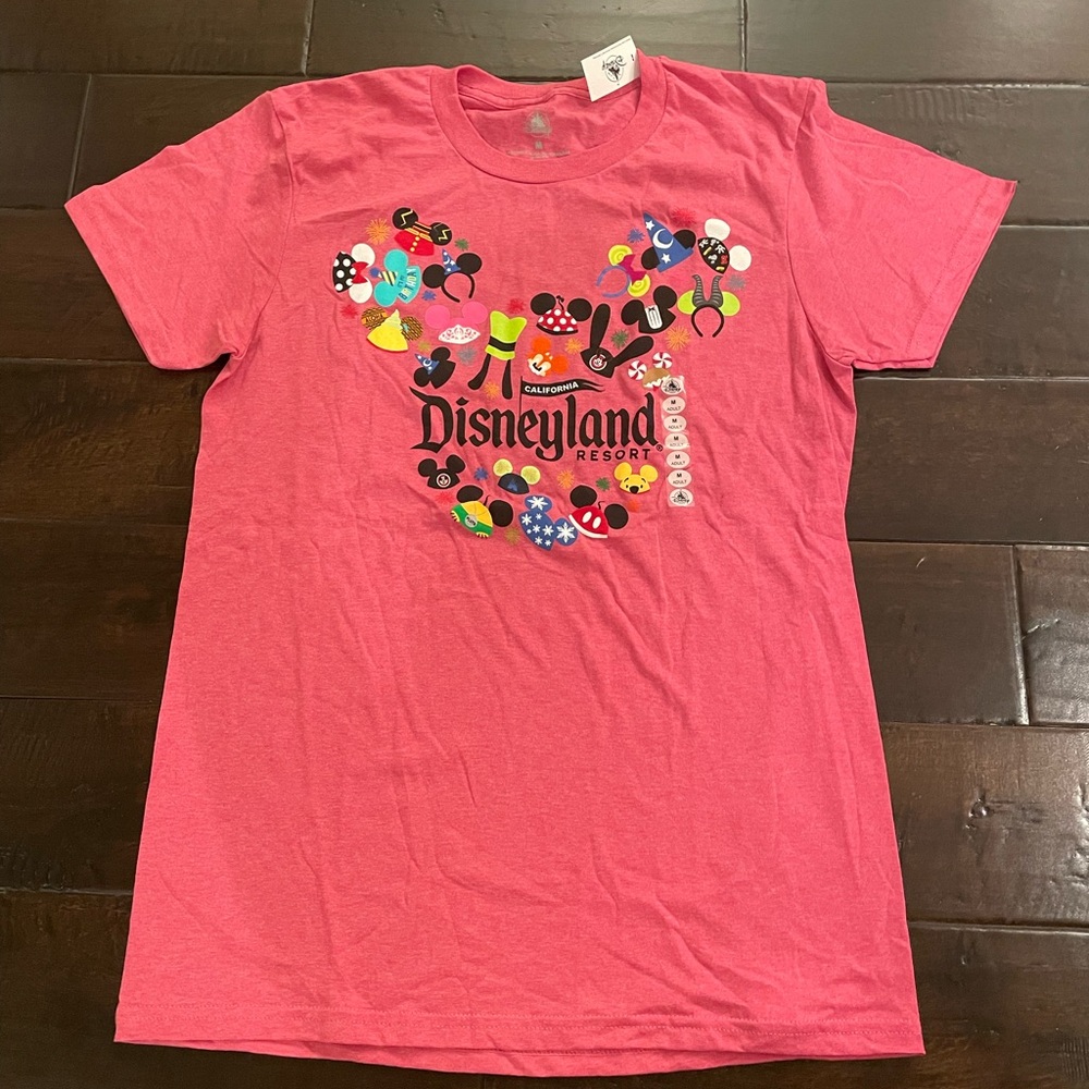 Disneyland Resort Women’s Pink Mickey Ears Graphic Tee